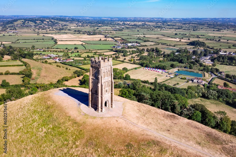St Michaels tower at Glastonbury Tor