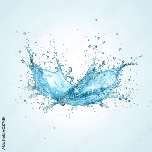 Water wave with bubbles background texture,Background,Copy space,Generative, AI, Illustration.