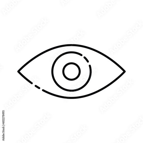 Eye visible view see look watch vision icon illustration