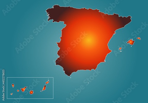 Ola de calor en España. Calentamiento global