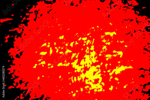 Grunge stains on black background. Illustration.