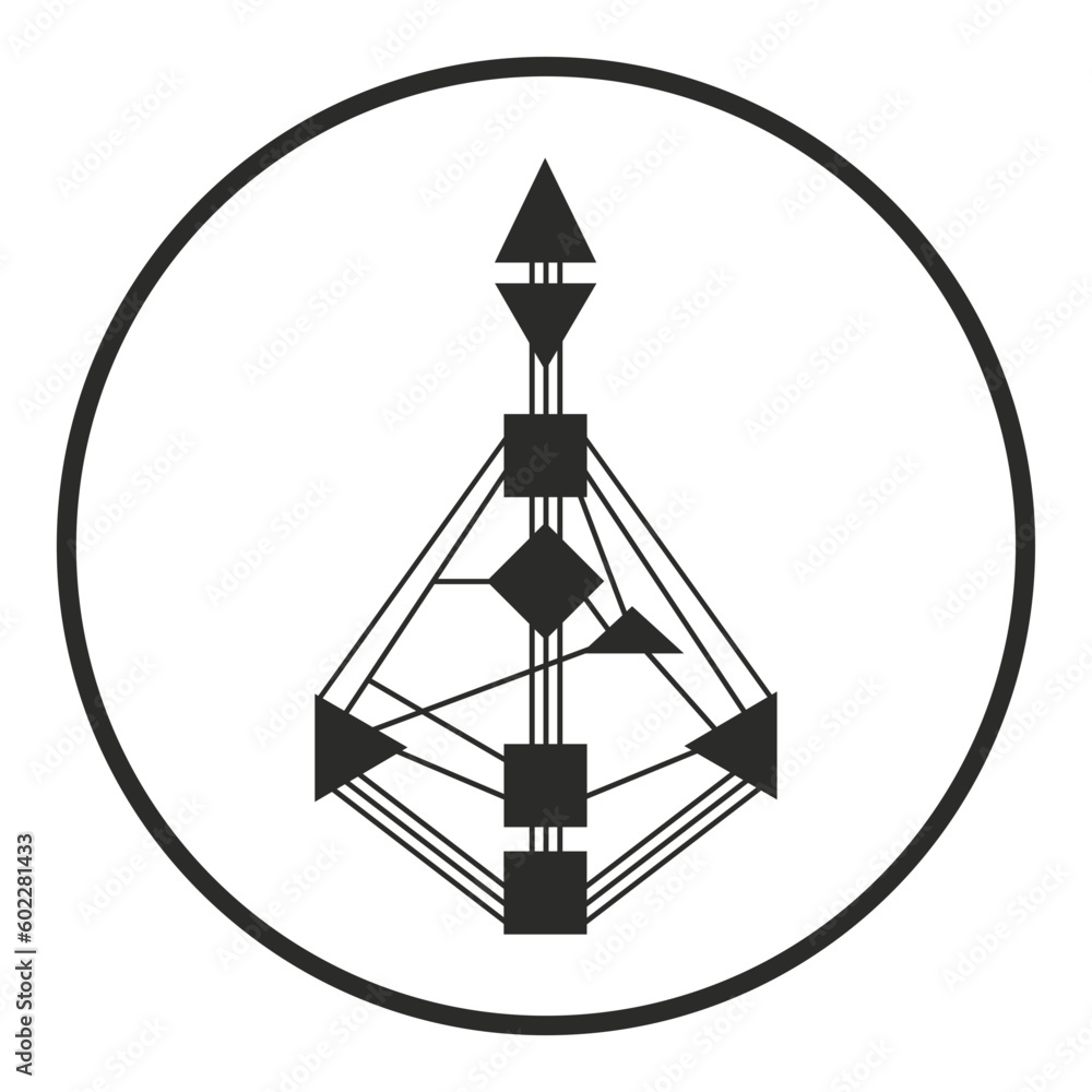 Human Design Chart Gene keys black circle