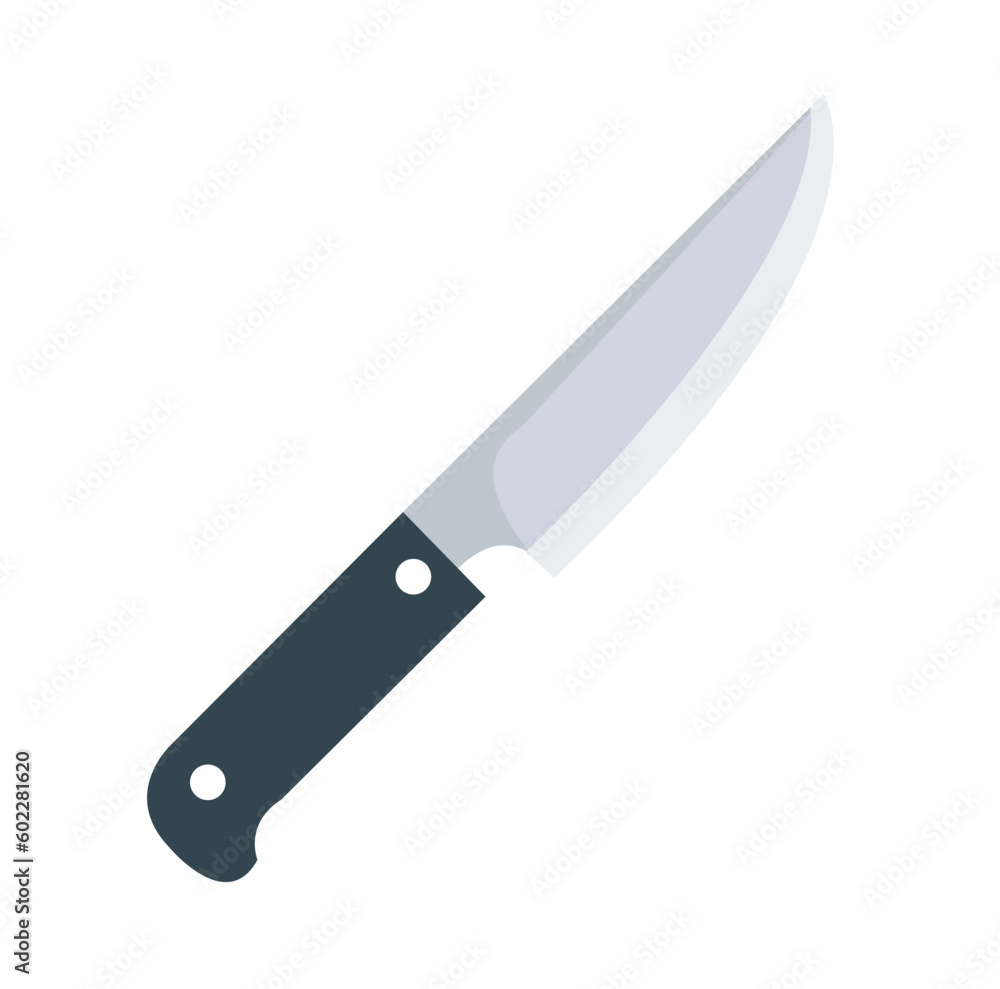 Knife on a white background.Vector Knife on a white background.Vector