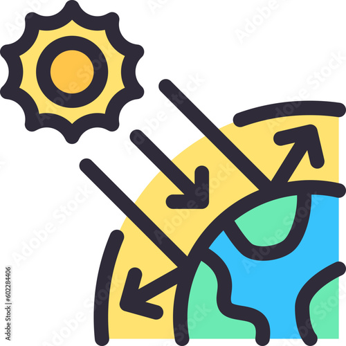 greenhouse effect icon