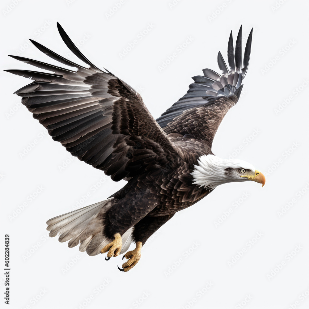 eagle isolated on white background eagle isolated on white background