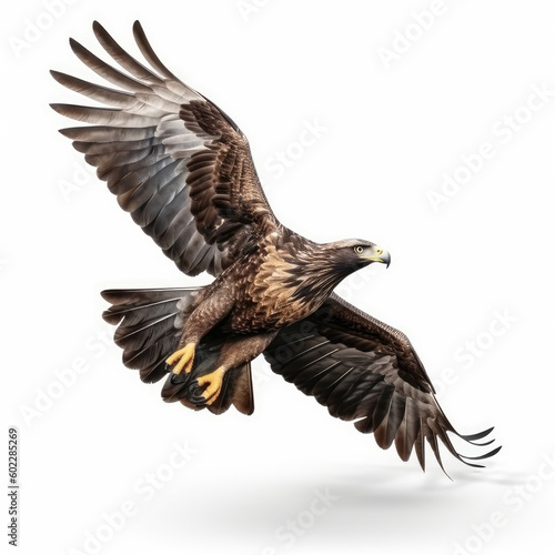 eagle isolated on white background © Kemal