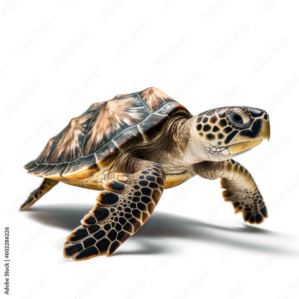 Obraz premium turtle isolated on white background