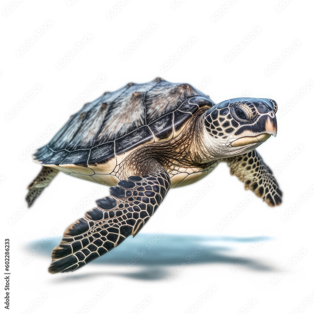 Fototapeta premium turtle isolated on white background