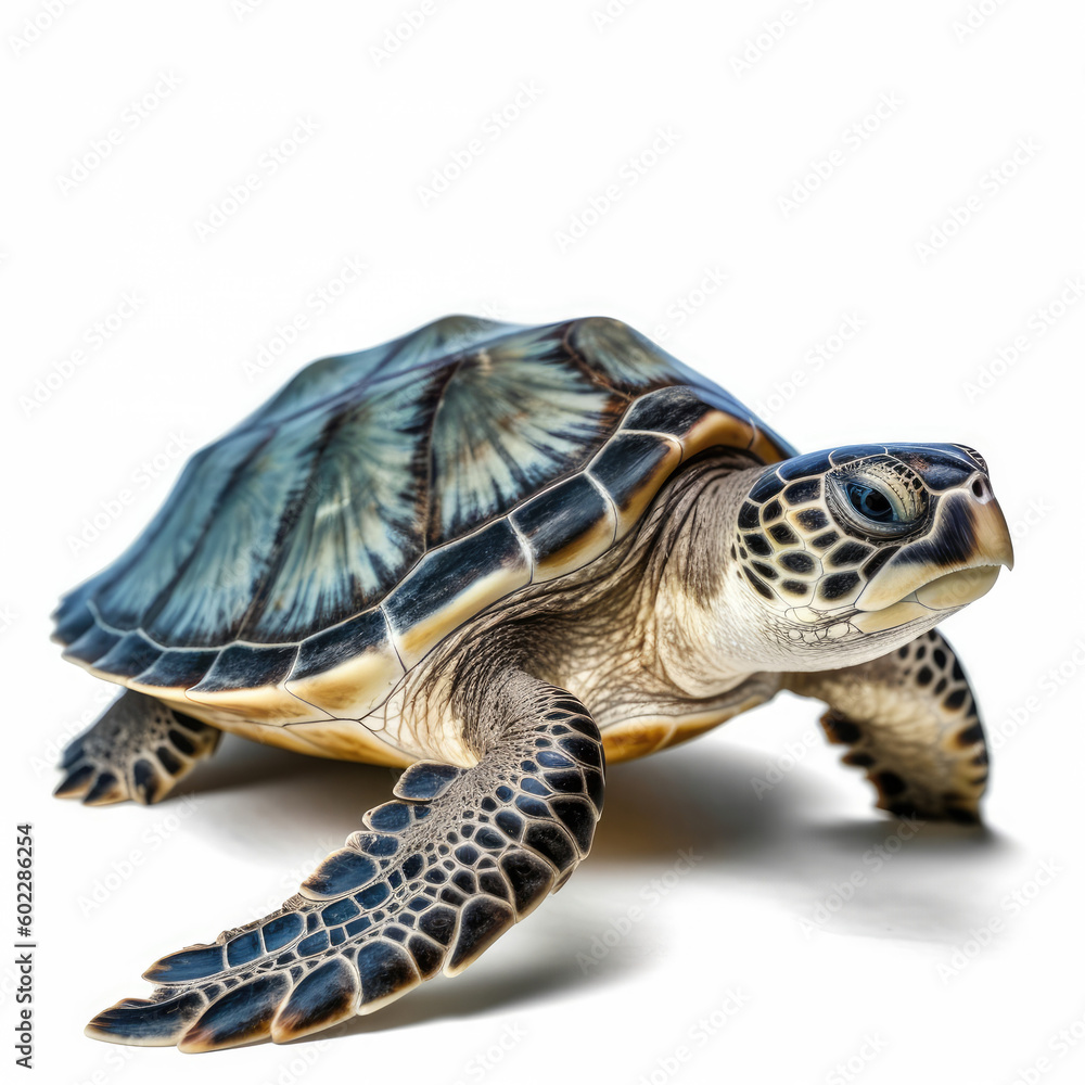 Obraz premium turtle isolated on white background