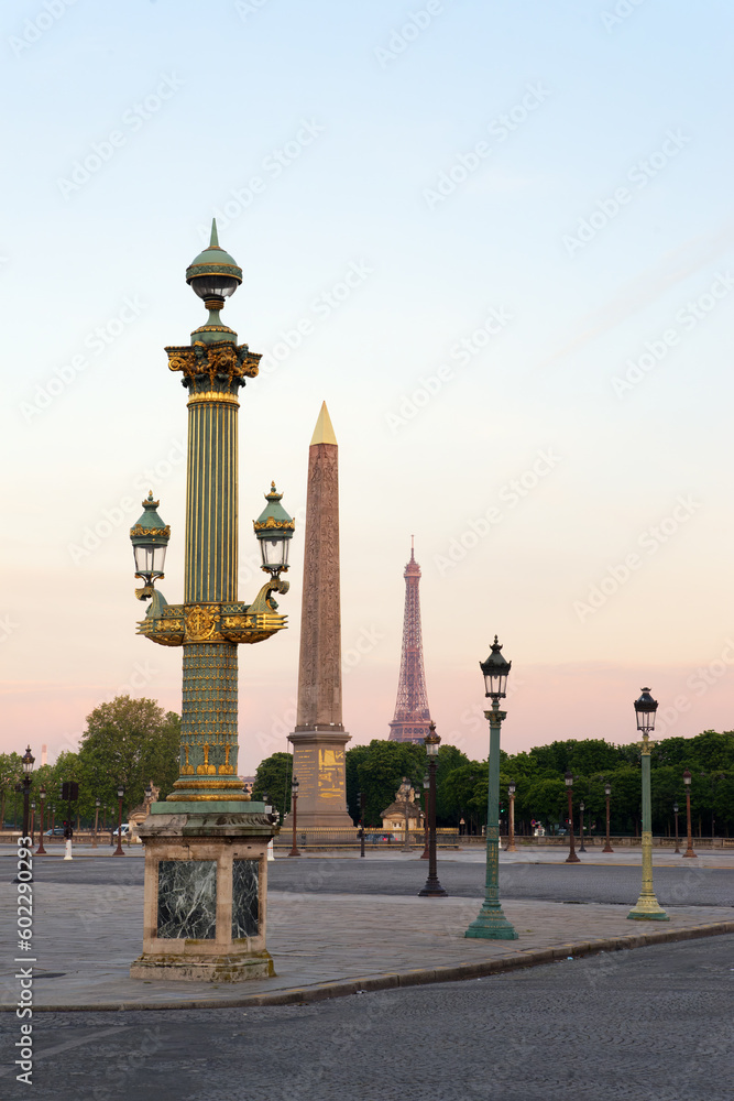Concorde square in the 8th arrondissement of Paris