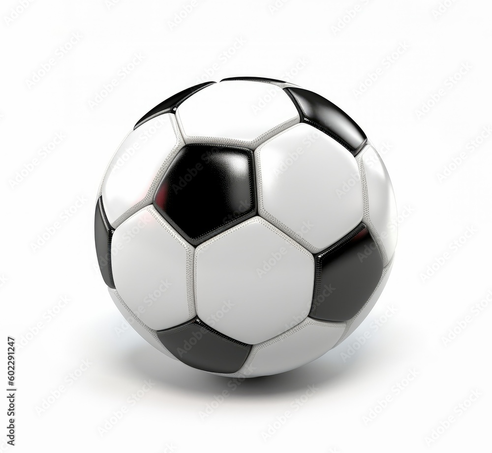 Fototapeta premium soccer ball isolated on white background.