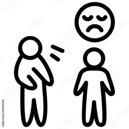 blame outline style icon