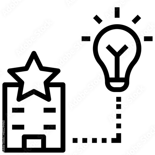 company outline style icon
