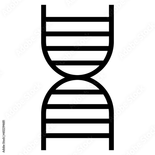 dna outline style icon