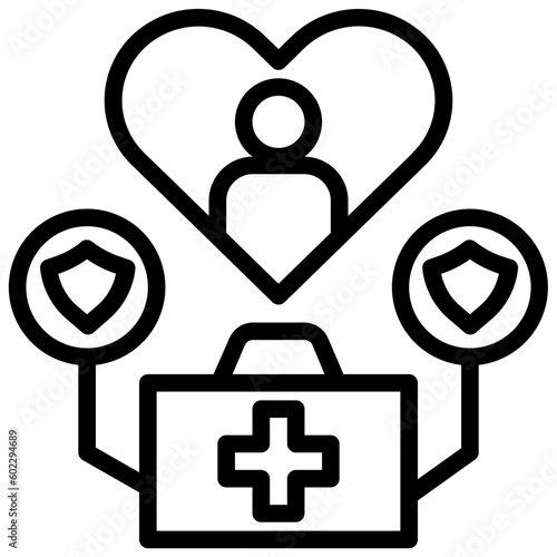 doctor outline style icon