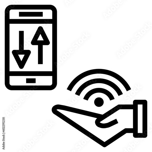hotspot outline style icon