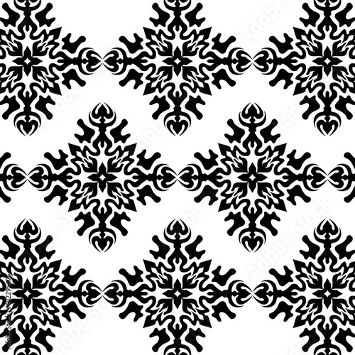 geometric cool abstract floral pattern