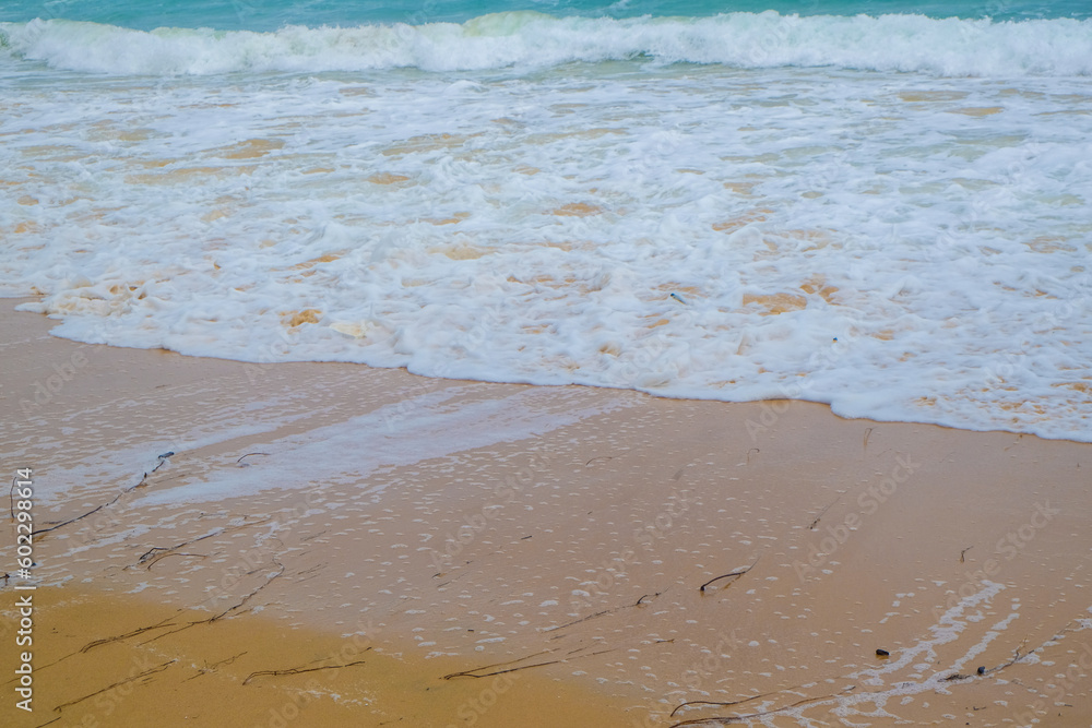 Sea beach wave on sand big wave summer vacation Sea beach wave on sand big wave summer vacation