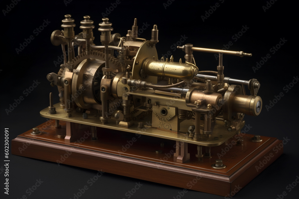 Fototapeta premium old steampunk projector