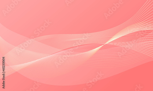 pink gold lines curve wave abstract background