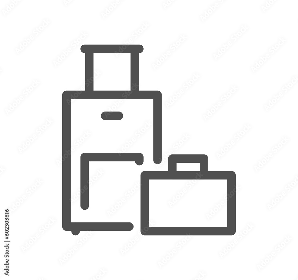 Airport related icon outline and linear symbol.
Airport related icon outline and linear symbol.