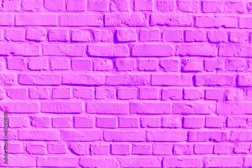 harmonic pink painted brick wall