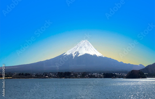 view of Mount Fuji in Japan