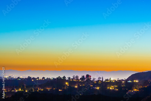 Tableau sur toile scenic aerial view to skyline of San Francisco