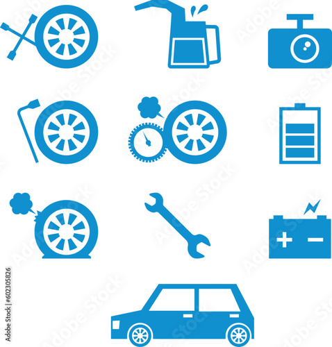 カーメンテナンスアイコンセット