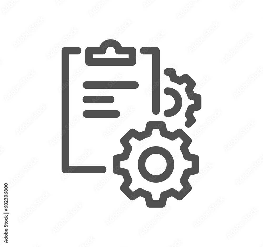 Clipboard related icon outline and linear symbol.
Clipboard related icon outline and linear symbol.
