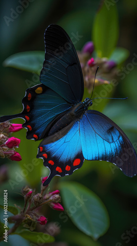 Ulysse butterfly in the afternoon