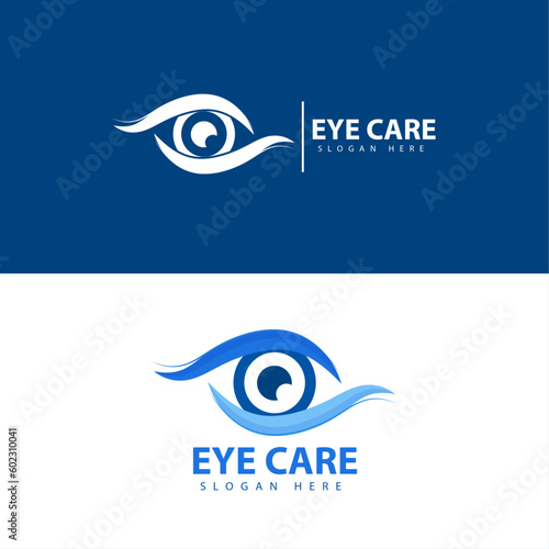 eye care logo and icon template
