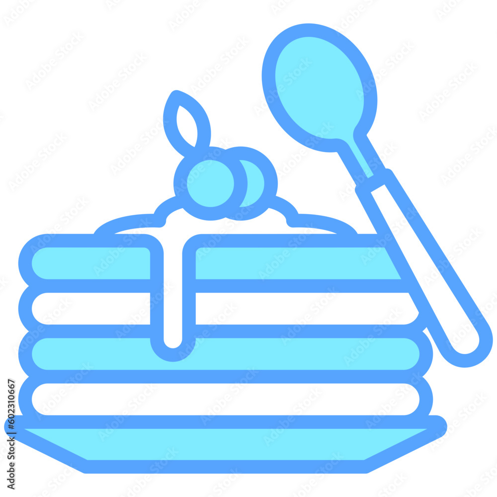 pancakes, breakfast food courts vector icons for web design, app, banner, flyer and digital marketing. pancakes, breakfast food courts vector icons for web design, app, banner, flyer and digital marketing.