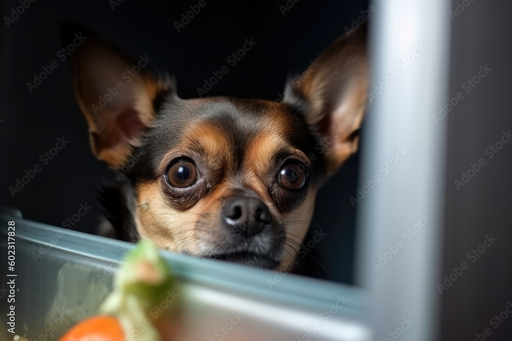 Domestic dog seeks relief from hot summer heat Domestic dog seeks relief from hot summer heat