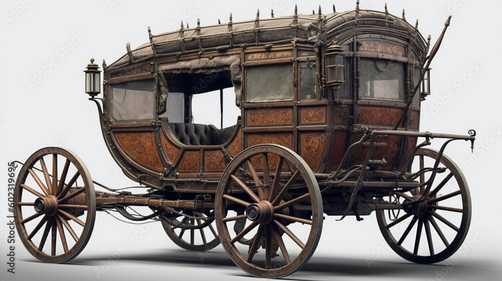 1800s Carriage -Carruagem Anos 1800