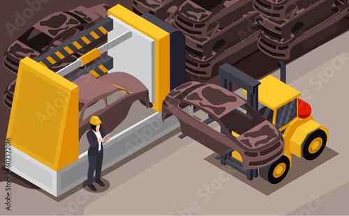 Scrap Metal Background