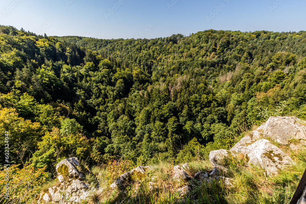 View of Macocha abbys, Czech Republic