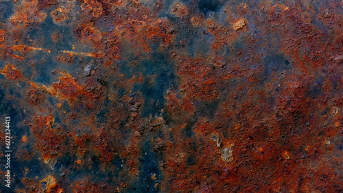 Rusty plate background.