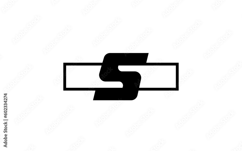 S Letter logo template with modern style. S Letter logo template with modern style.