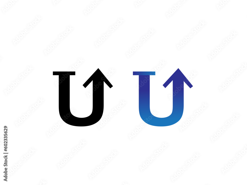 Arrow letter U logo icon design vector. Icon logo element vector. U Letter and Arrow Logo Business Template Vector Icon. Stock Vector Arrow letter U logo icon design vector. Icon logo element vector. U Letter and Arrow Logo Business Template Vector Icon. Stock Vector
