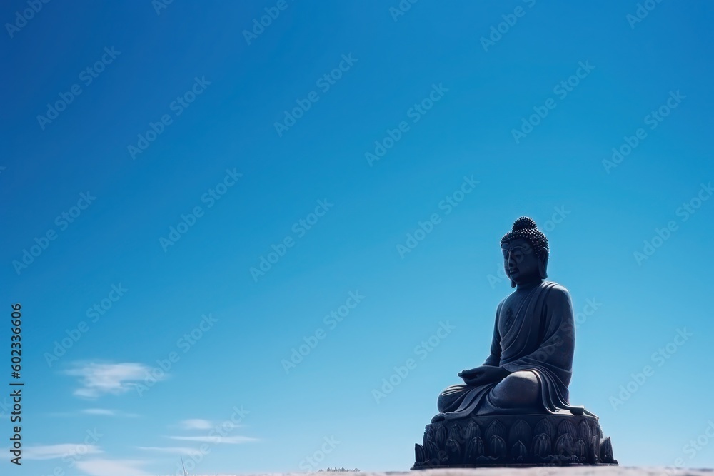 Statue of buddha, generative ai