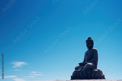 Statue of buddha  generative ai