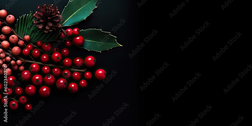 New Year Eve Table Decoration with Christmas Ornaments and Copy Space on a Festive Background. Generative AI illustrations. New Year Eve Table Decoration with Christmas Ornaments and Copy Space on a Festive Background. Generative AI illustrations.