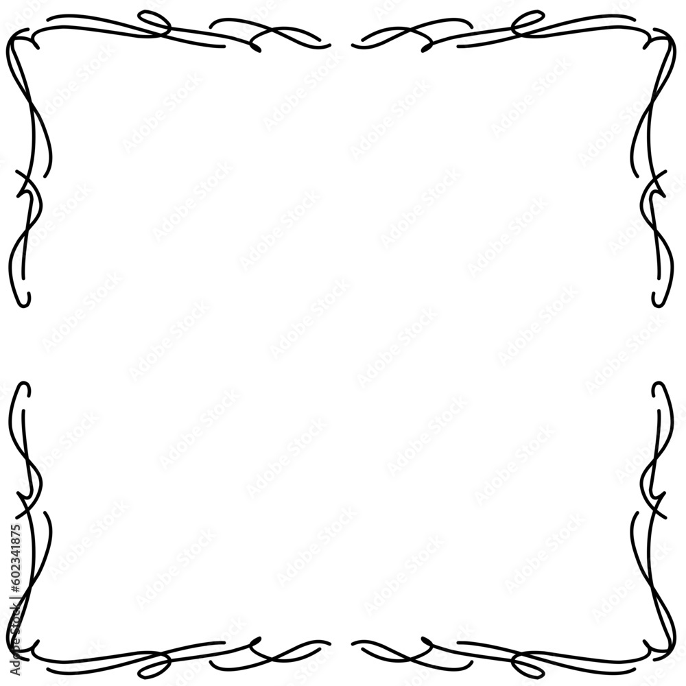 Border hand drawn Border hand drawn