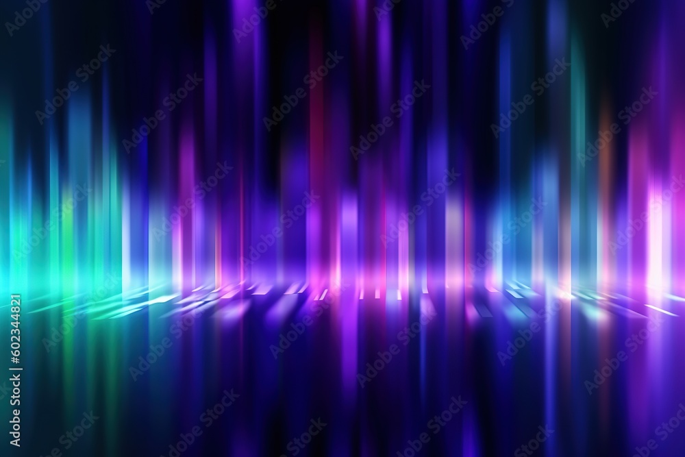 illuminated gradient lines background, generative ai