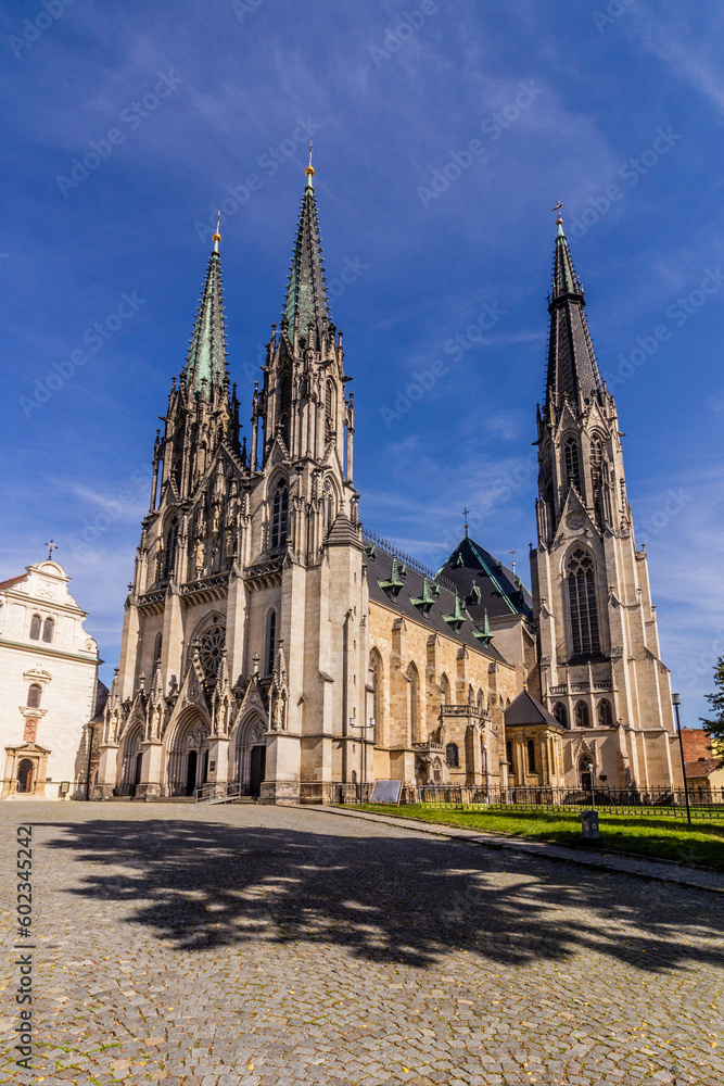 Saint Wenceslas Cathedral in Olomouc, Czech Republic.