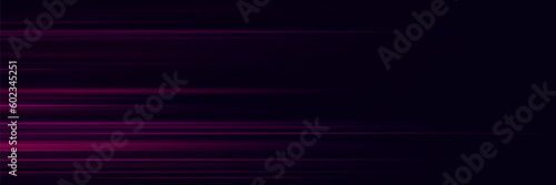 Neon color glowing lines background, high-speed light trails effect. Futuristic dynamic motion technology.