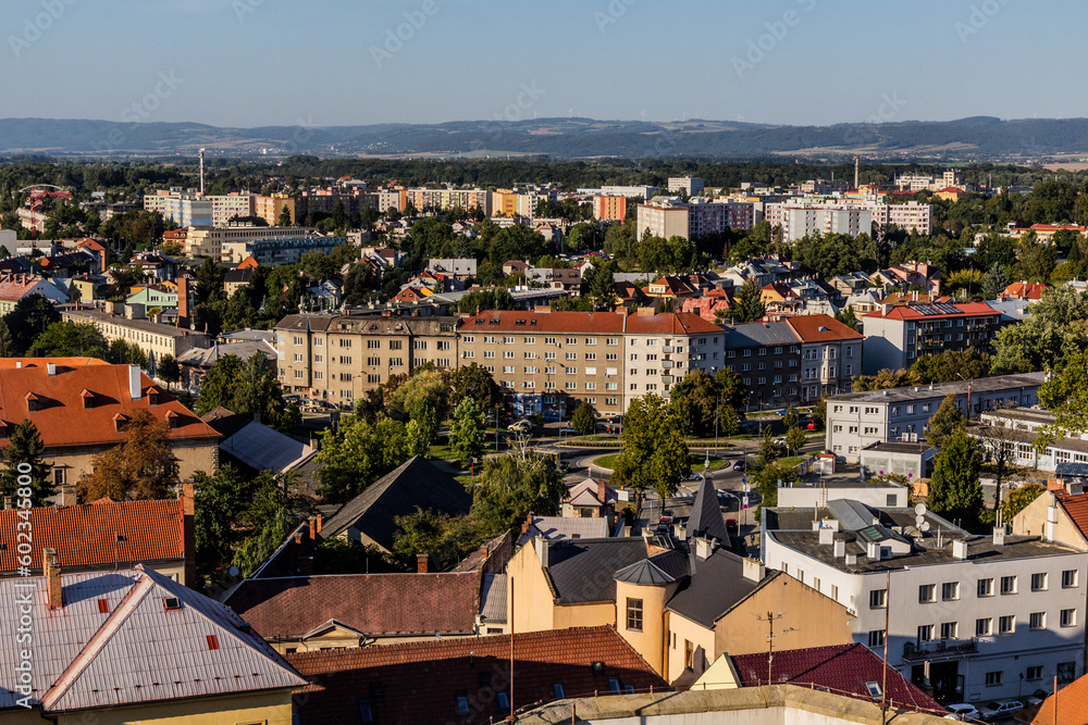 Skyline of Olomouc, Czech Republic.