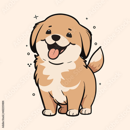 dog cartoon character cute funny vector illustration eps 10