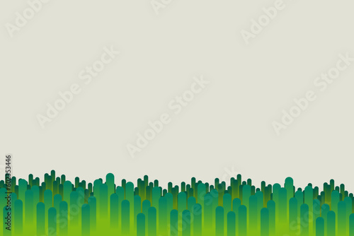 Abstract gradient green color splash geometric graphic. Vector illustration for background wallpaper poster and presentation